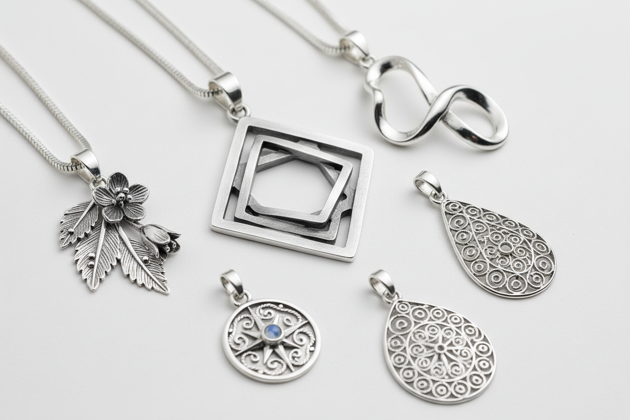 Dijes en plata exclusivos de autor