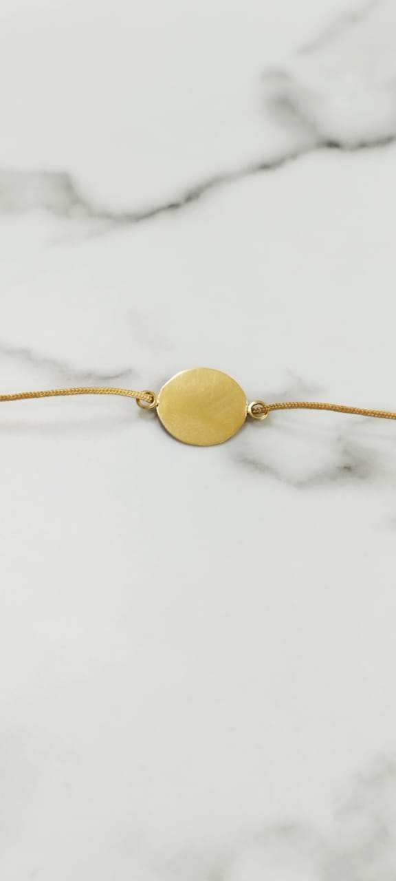 Herraje placa en circulo 2cm 0.71gr ID: 1556