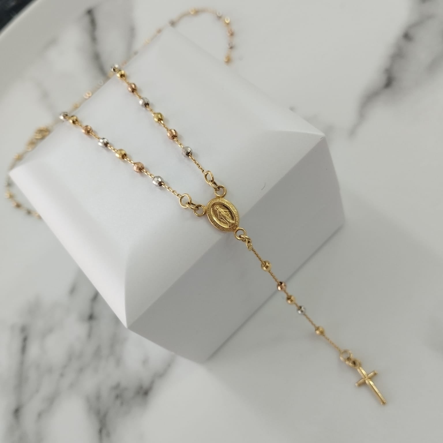 Rosario 3 Oros Diamantado +2 45cm 5.2 ID: 2344