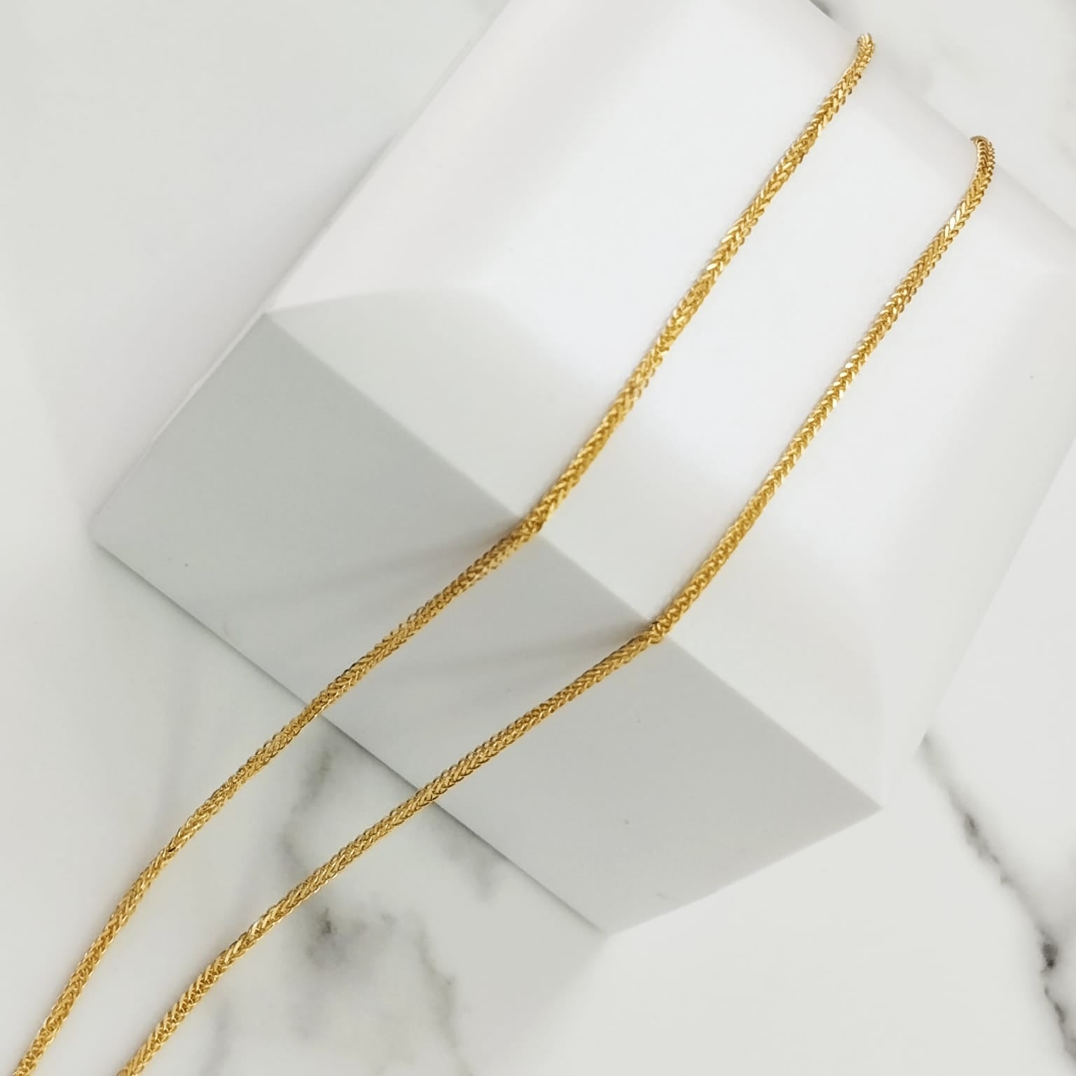 Cadena Franco 40cm +1 /2.65/gr ID: 2361