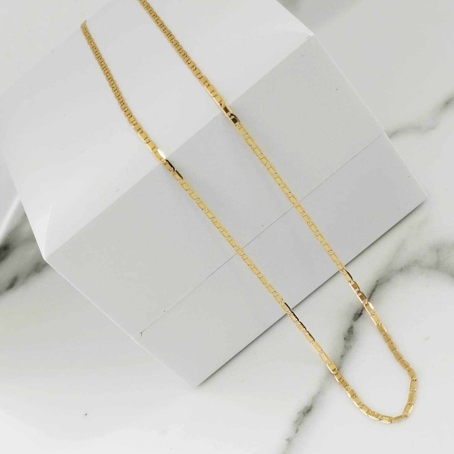 Cadena Plana Espejo 40cm /1.25/gr ID: 2420