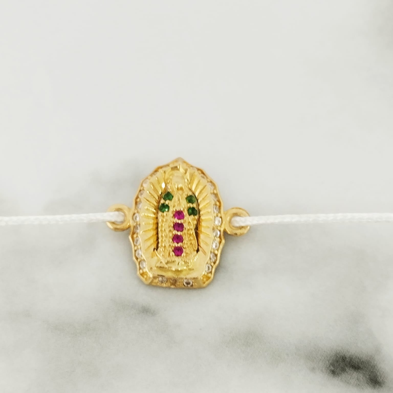 Herrajes Guadalupe Circon Colores 1.5cm /1.2/gr ID: 2490