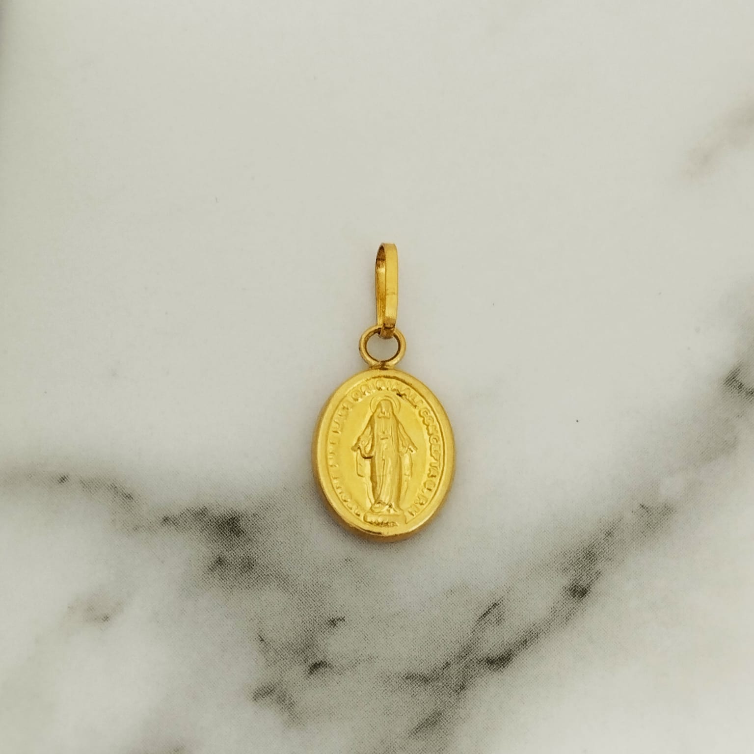 Dije Virgen Milagrosa 1.8cm / 0.45/gr ID: 2699