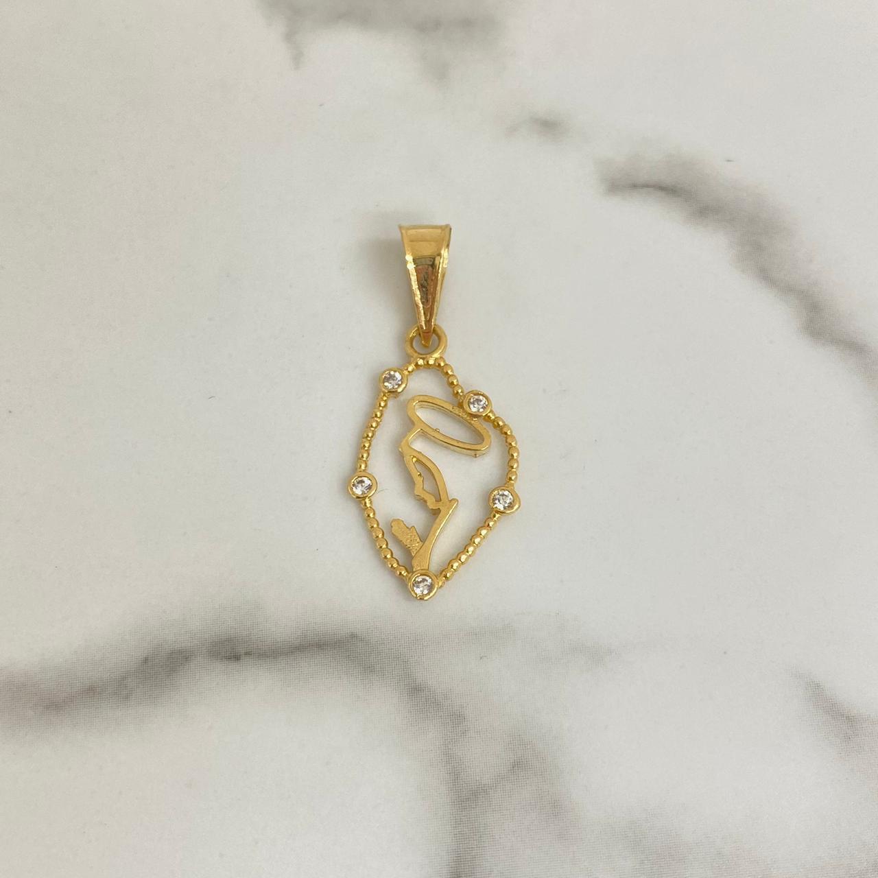 Dije Virgen Niña Maria 2.5cm /0.85/gr ID: 2775