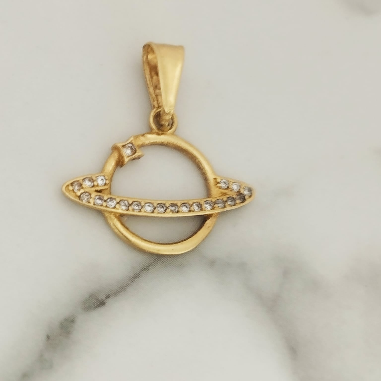 Dije Planeta Saturno 2cm /1.2/gr ID: 2582