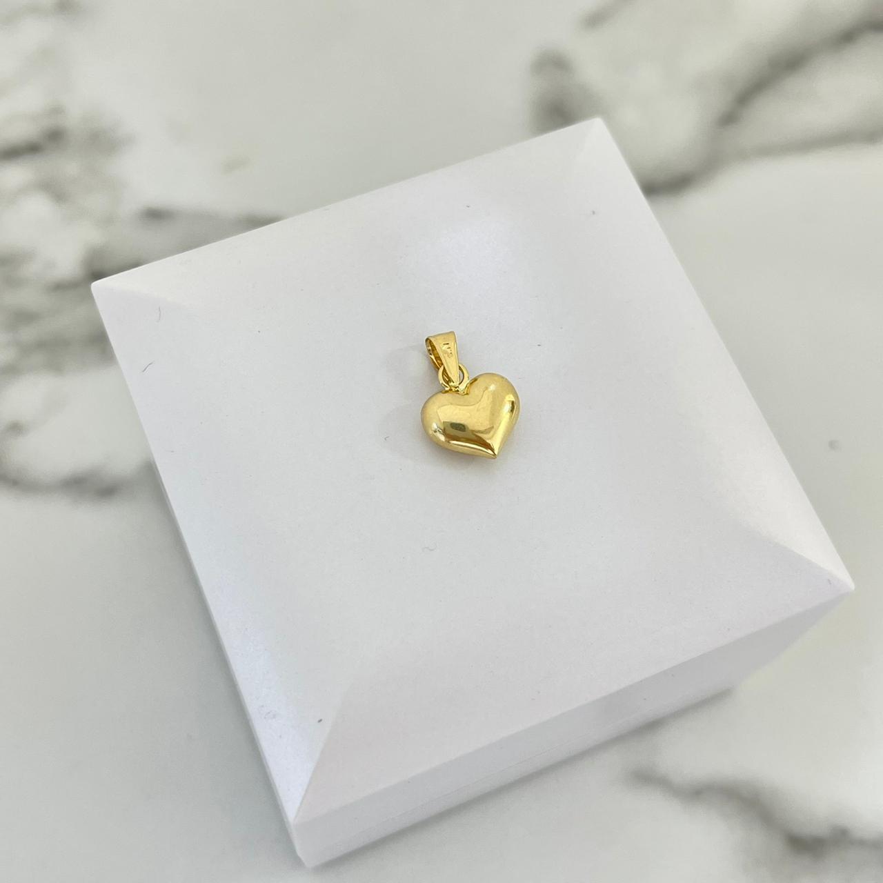 Dije Corazón inflado / 0.49 / gr ID: 2963