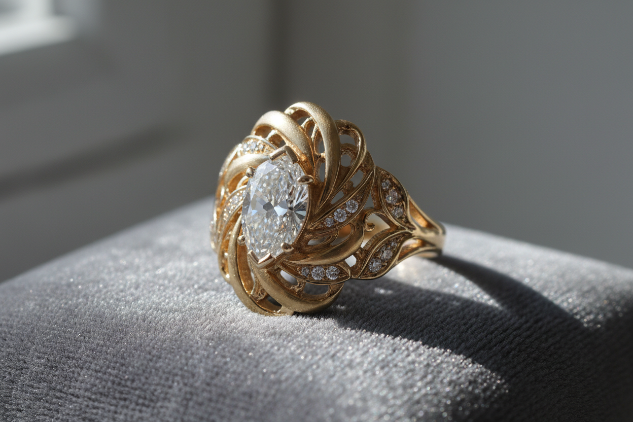 Anillo de oro 18k